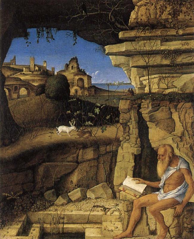 Giovanni Bellini The Holy Hieronymus laser oil painting image